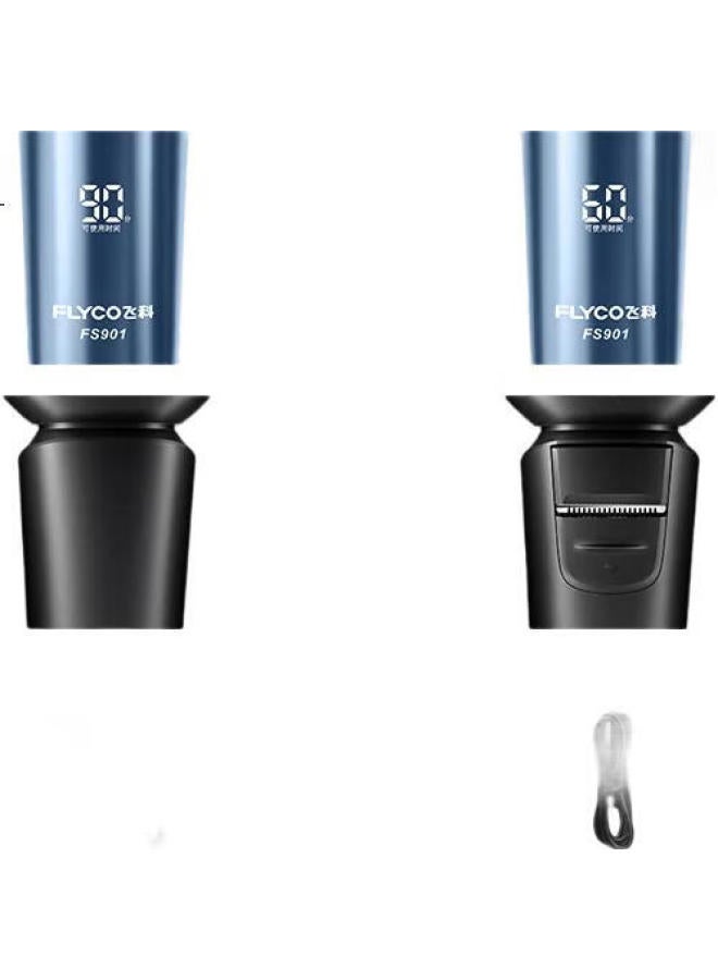 FLYCO Men'S Electric Shaver, Fully Washable, Wet And Dry Dual-Blade Rotary Razor, 1-Hour Fast Charging, Fs901, Birthday And Holiday Gift For Boyfriend, Father, With National Subsidy - Image 1