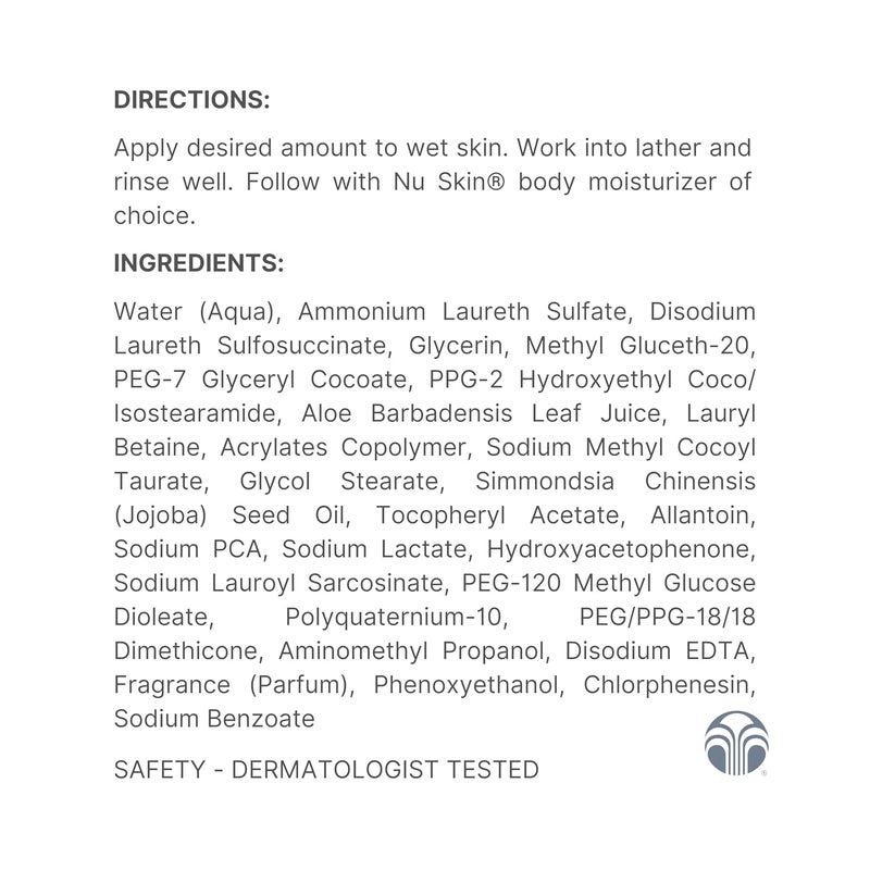 Nu Skin Liquid Body Bar | Moisturizing Cleanser for Soft, Refreshed Skin | Gentle Body Wash with Light, Invigorating Fragrance | 16.9 oz | 1 Pack - Image 2