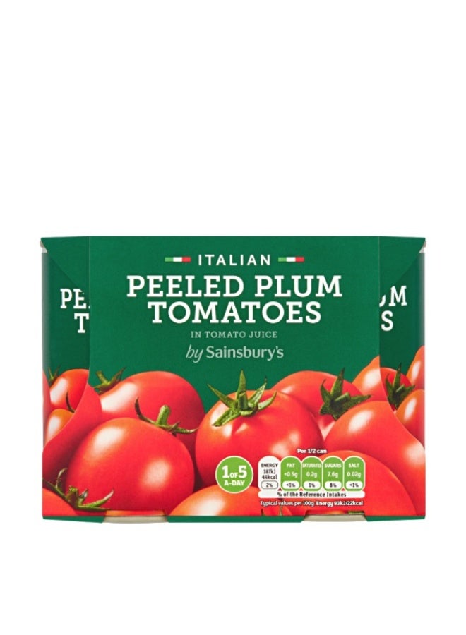 Plum Tomatoes Peeled - 4x400g