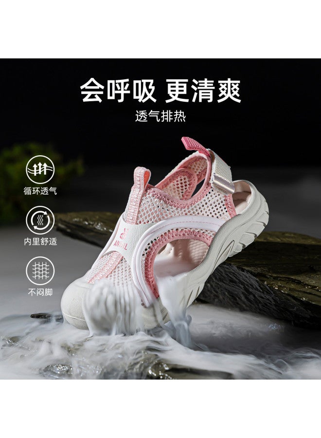 Annil Kids' Sandals With Toe Cover, Breathable Mesh Summer Sandals For Boys And Girls, 2025 New Hollow-out Beach Shoes, Sports Sandals - Image 2