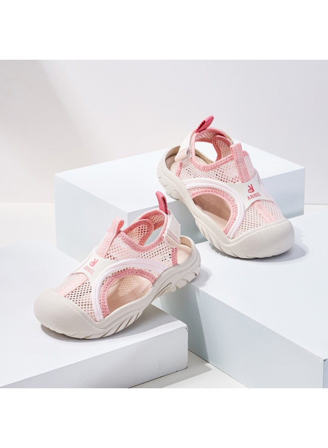 Annil Kids' Sandals With Toe Cover, Breathable Mesh Summer Sandals For Boys And Girls, 2025 New Hollow-out Beach Shoes, Sports Sandals - Image 4