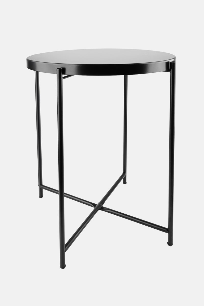 Bebe Home Round Tray Table, Black  - Image 2