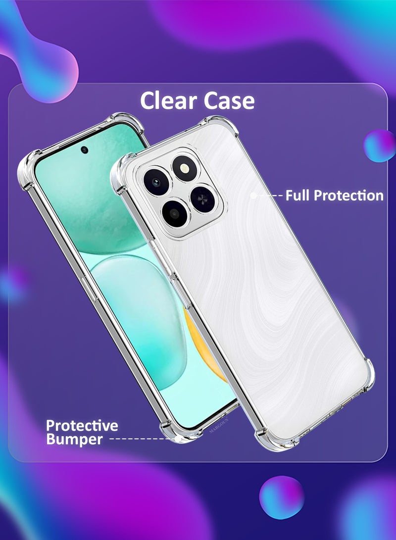 CATANES Gorilla Shockproof Clear TPU Case Cover for Honor X6C 4G – Air Cushion Corners & Raised Camera Guard - Image 4