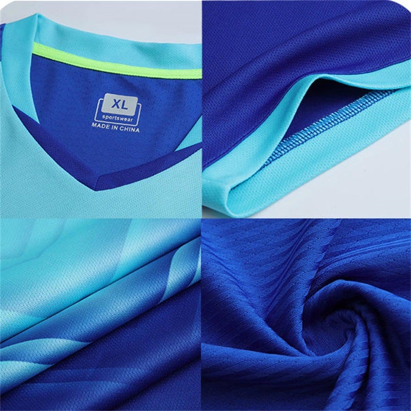 Football Uniform Suit For Boys And Girls, Campus Sports Performance Clothing, Competition Training Clothing, Quick-Drying Fabric Jersey - Image 5
