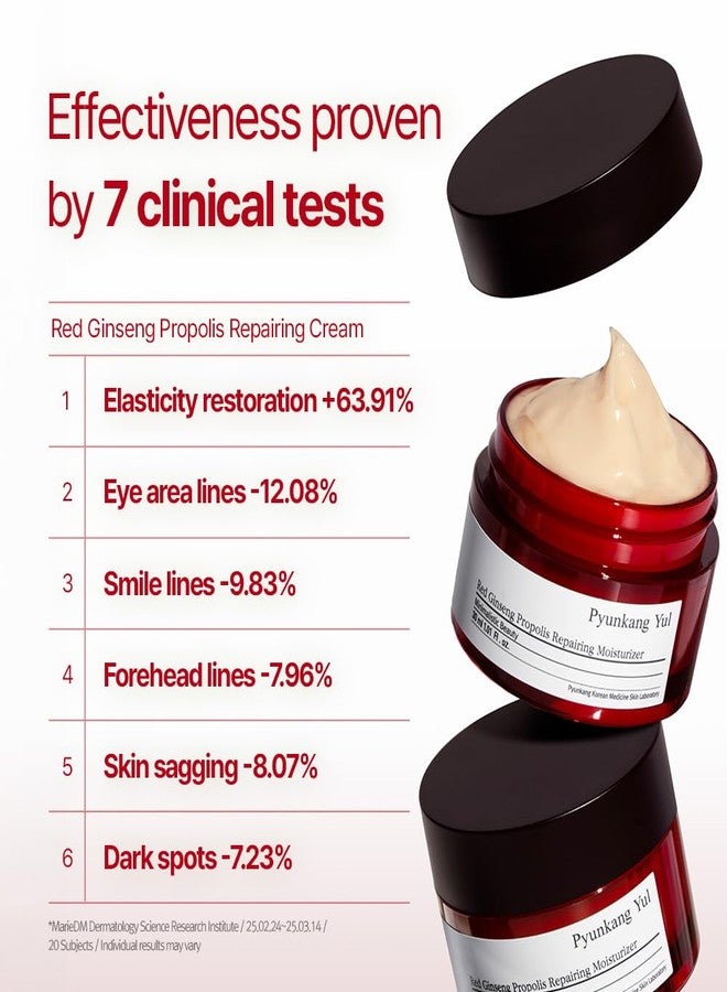 Pyunkang Yul PKY Red Ginseng Propolis Repairing Cream for Barrier Strengthening & Lasting Moisture, Ceramide-Rich Cream, Korean Skincare (1.01 Fl. oz - Image 5