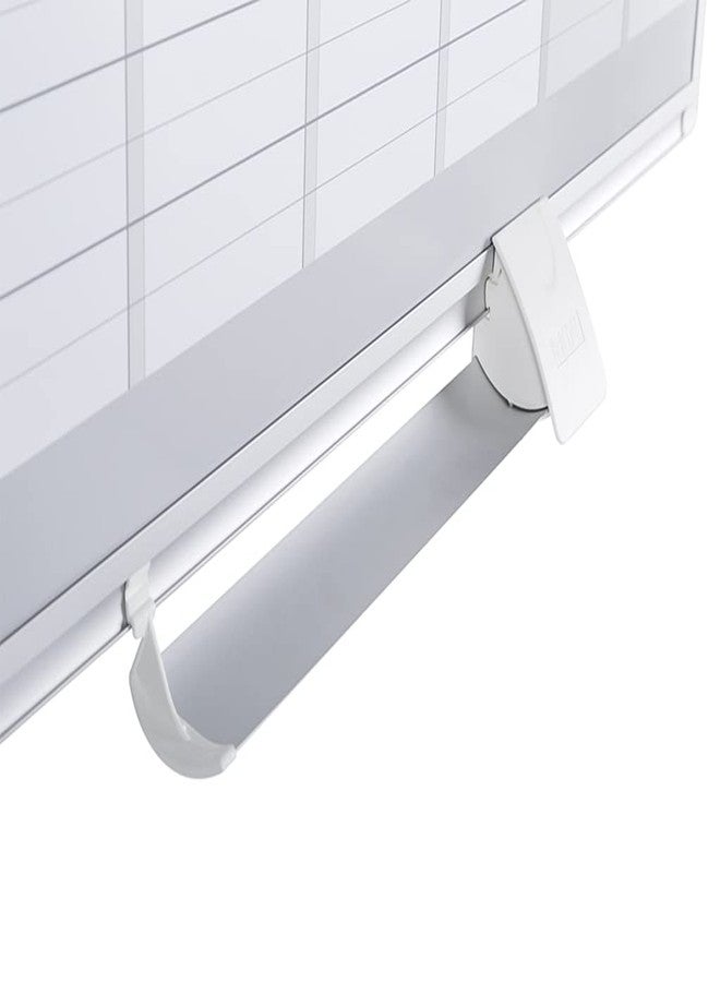 MasterVision Magnetic Dry Erase Weekly White Board Planner, Wall Mounting, Sliding Marker Tray, 24" x 36", Aluminum Frame,Gold - Image 5