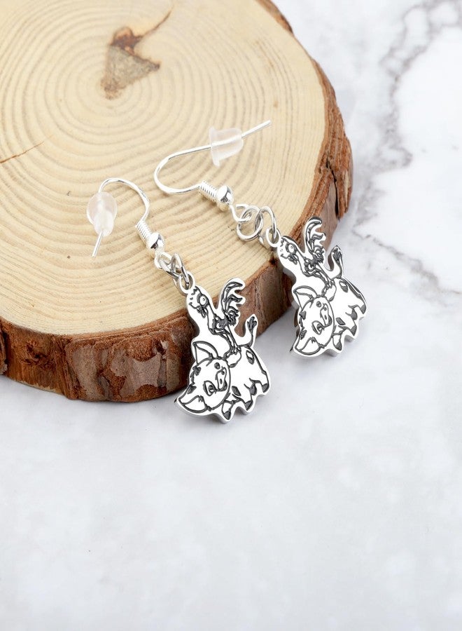 FAADBUK Cartoon Movie Inspired Earring Hei & Pua Fandom Gift Movie Lover (hei earring) - Image 5