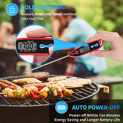 Yacumama Digital Water Thermometer for Liquid, Candle, Instant Read with Waterproof for Food, Meat, Milk, Long Probe - Image 5
