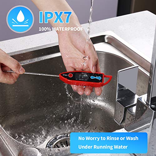 Yacumama Digital Water Thermometer for Liquid, Candle, Instant Read with Waterproof for Food, Meat, Milk, Long Probe - Image 2