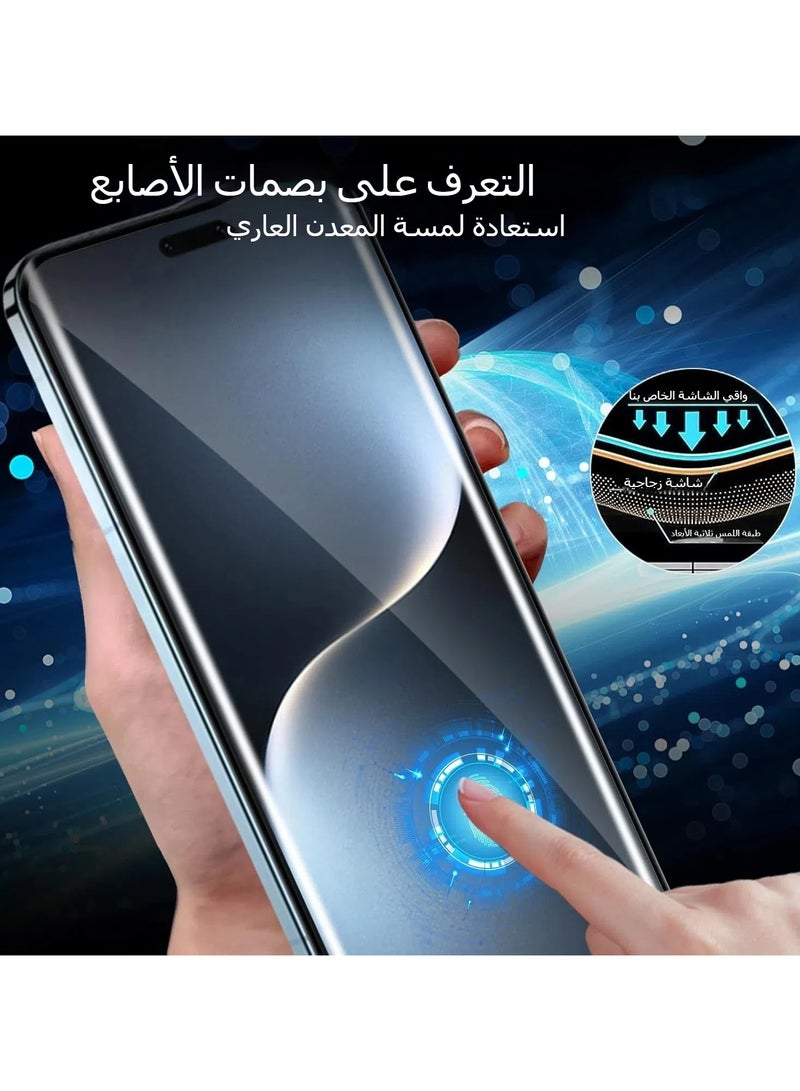General 2 Pack Screen Protectors and 2 Pack Camera Protectors Compatible Honor Magic 7 Pro 5G Tempered Glass Screen Protectors Camera Protection Protective Glass 9H Hardness Honor Magic 7 Pro 5G Screen Protectors  - Image 3