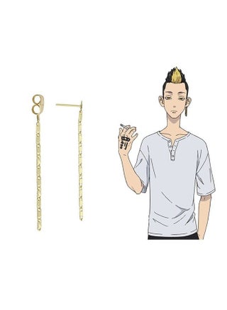 Hanma Shuji Earrings with Hanma Shuji Tattoo,Tokyo Revengers Cosplay Tattoo Stickers Alloy Accessories (1pc Ear Hook) Gold, Medium - pzsku/ZC3D096E87D68BB12CD59Z/45/_/1690943752/24892cf6-9b2c-482d-9de0-4e9bc33e9bfe