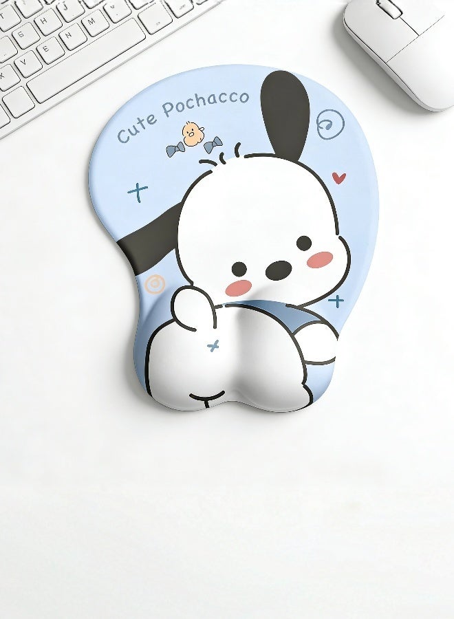 Ergonomic Mouse Pad with Wrist Support Non Slip Rubber Base Mouse pad for Home Office Gaming Working Computers Laptop Easy Typing Pain Relief Memory Foam Rebound - Image 4