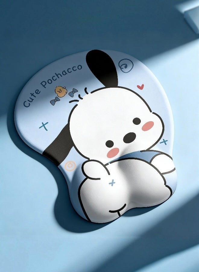 Ergonomic Mouse Pad with Wrist Support Non Slip Rubber Base Mouse pad for Home Office Gaming Working Computers Laptop Easy Typing Pain Relief Memory Foam Rebound - Image 2