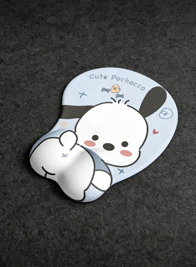 Ergonomic Mouse Pad with Wrist Support Non Slip Rubber Base Mouse pad for Home Office Gaming Working Computers Laptop Easy Typing Pain Relief Memory Foam Rebound - Image 3