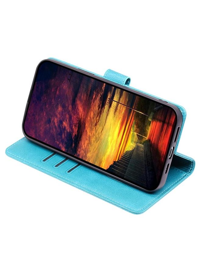 اس-توب جراب لهاتف Motorola Edge 50 Pro 5G مصنوع من جلد البقر مع إبزيم قابل للطي - Image 4