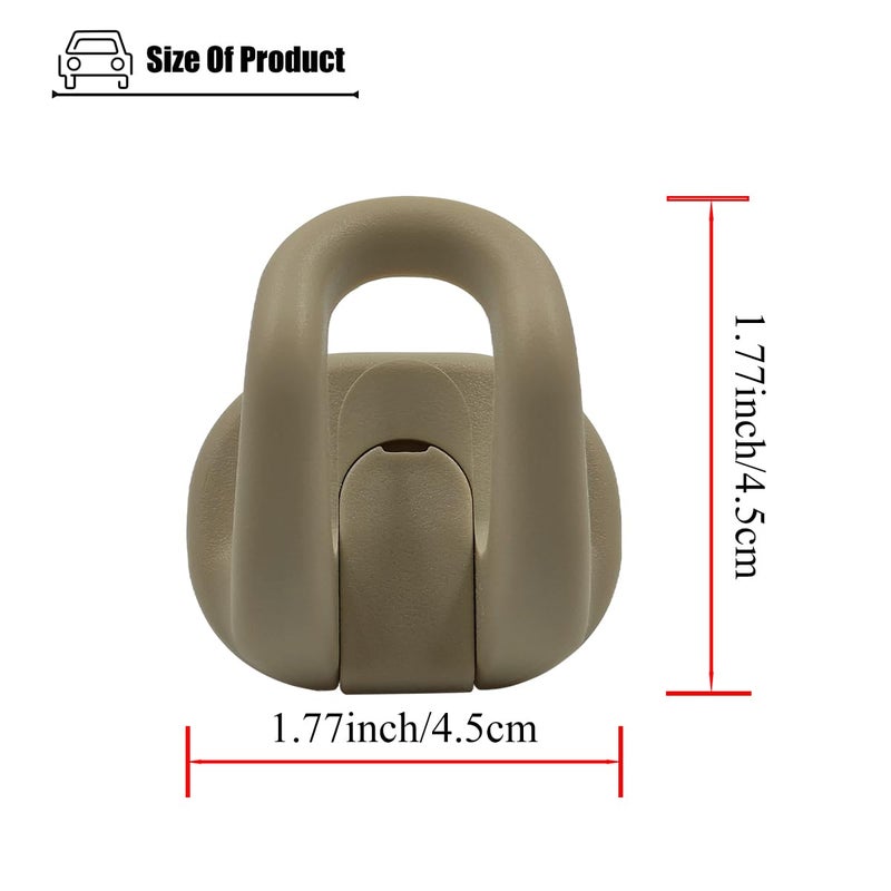 LXROAR01 Roof Coat Hanger Hook Compatible with Ford F150 Expedition Explorer 2003 2004 2005 2006 2007 2008 Car Clothes Hanger Hook for 1L2Z7829024AAA - Image 4