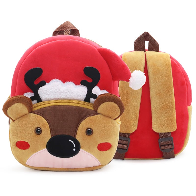 New Children'S Plush Cartoon Backpack Animal Games 2-4 Years Old Boys And Girls Backpack Kindergarten Schoolbag - Image 1