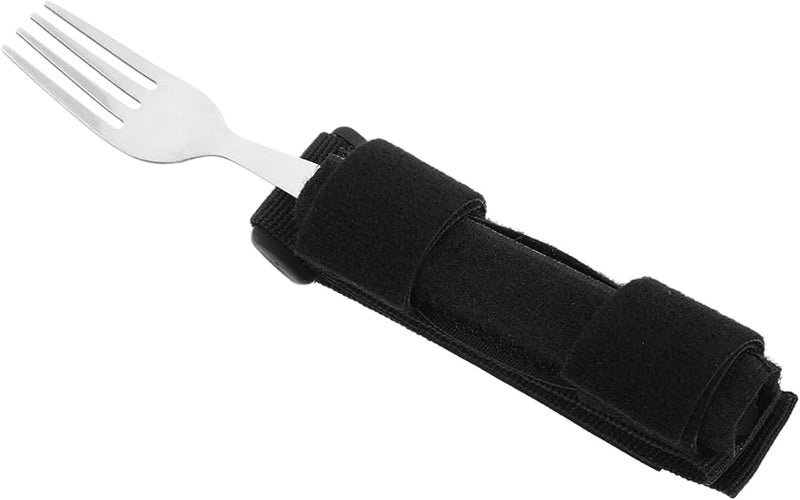 Adaptive Eating Utensils For Elderly Self Feeding Fork Holder Strap 17 5X3X3CM Rehabilitation Training Daily Use - Image 2