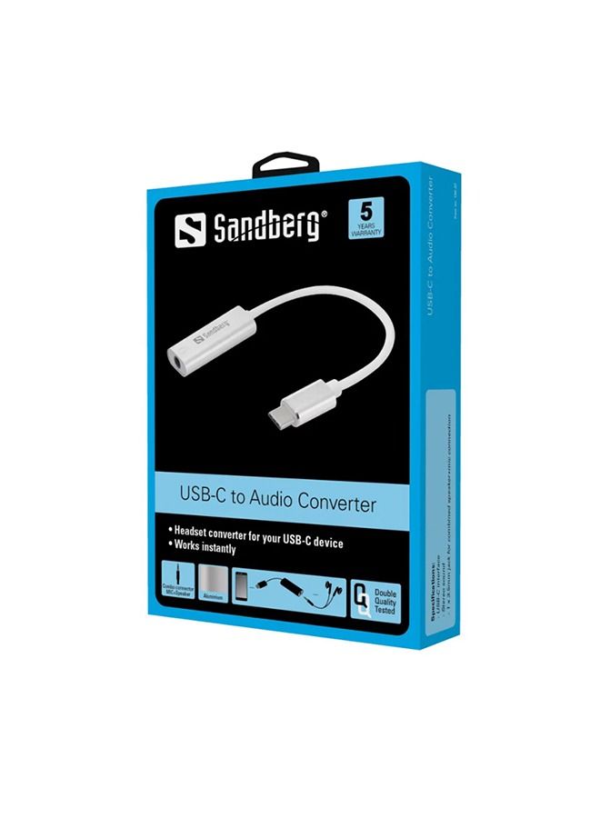 Sandberg محول صوت USB-C من سانبرغ - Image 2