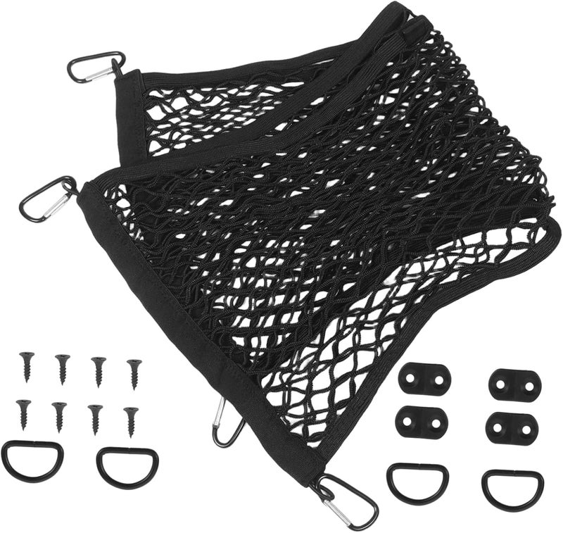 1set Cargo Net for SUV and Truck Heavy Duty Stretchable Mesh Storage for Trunk Organization Elastic Design Easy Installation and Includes Hooks for Secure Use - Image 1