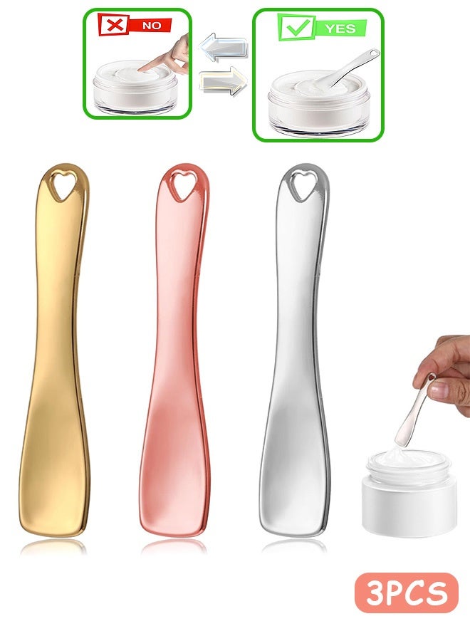 Photon 3 Pcs Reusable Skin Care Cosmetic Spatula, Facial Spatula with Skincare Tool - Image 1
