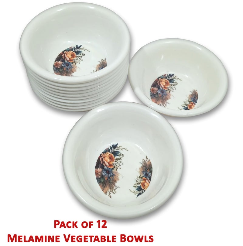 Inpro Serve in Style with Our 12 Piece Melamine Serving Vegetable Bowl Set - Image 3