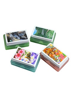 StonKraft StonKraft Plastic Bridge Playing Cards (Set of 4) Flash Cards Party Games Fun Games  - Image 1