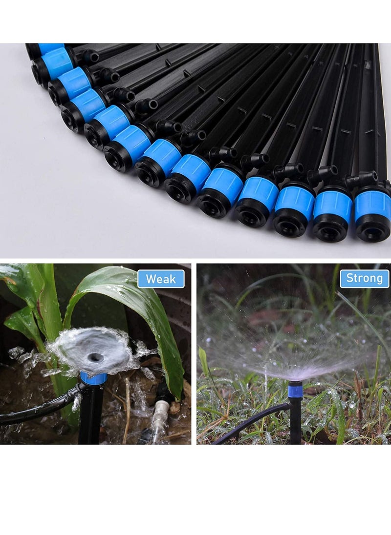 Y&D Irrigation Drippers Drip Emitters, 50Pcs 360 Degree Adjustable Fits 1/4 Tube, for Water Flow System  - Image 3