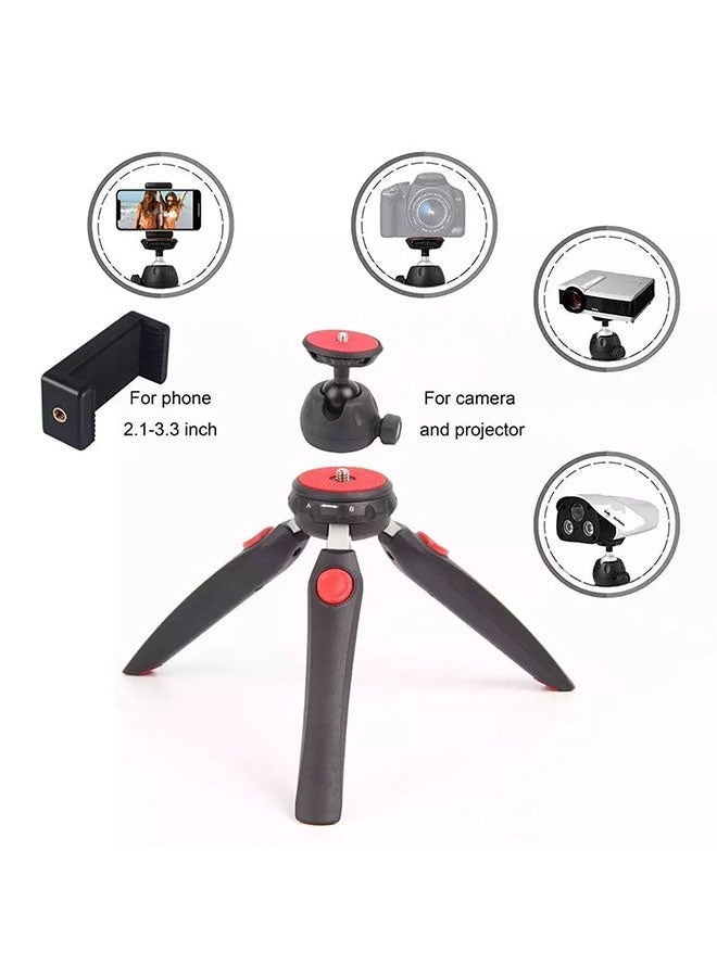 Jmary MT-35 - Table Top Mini Portable Fold-able Extendable Tripod Stand for Mobile Phones and DSLR & Digital Cameras - Coming with Universal Mobile Phone Holder - Image 5