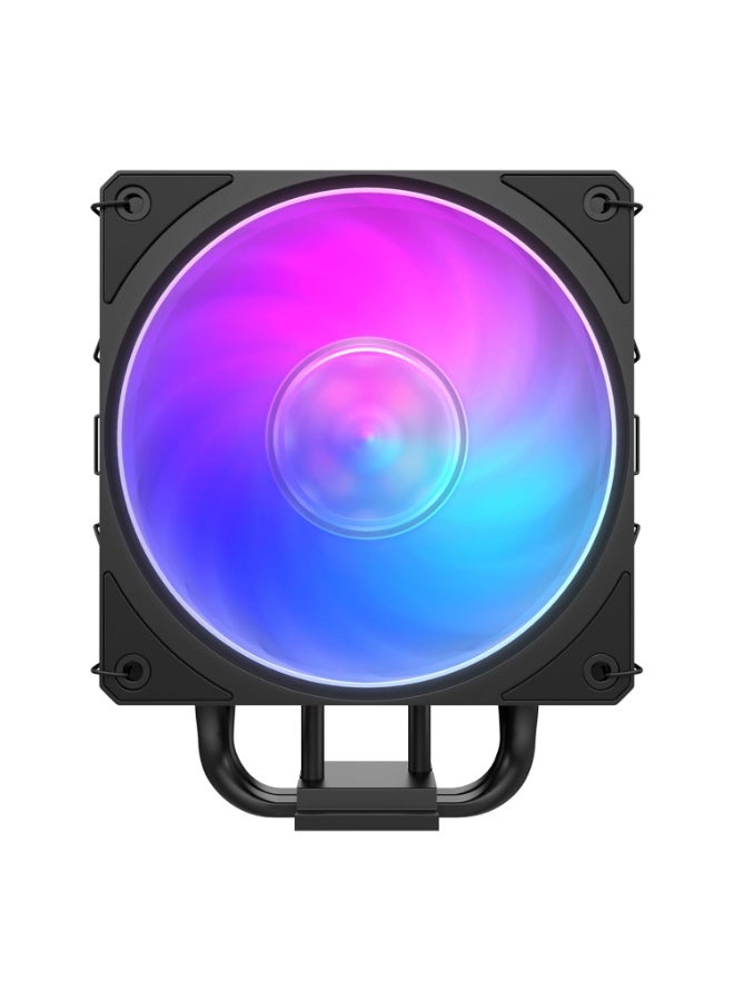 كولر ماستر Hyper 212 3DHP Black ARGB CPU Air Cooler – 120mm PWM ARGB Fan, 230W TDP, Intel LGA1851/1700 & AMD AM5 black - Image 1