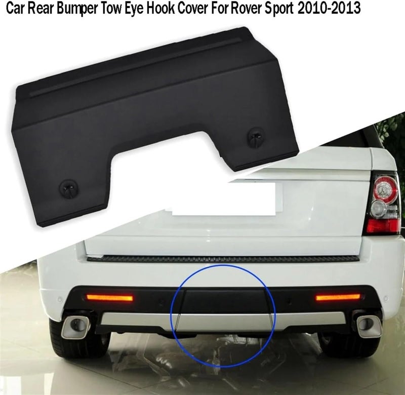 DEMULAX Car Rear Bumper Tow Hook Cover - Image 5
