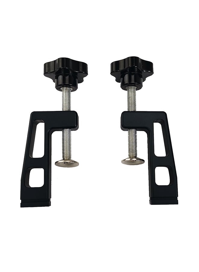 2-Piece Professional 45MM Woodworking Clamp G Clip Black - Image 1