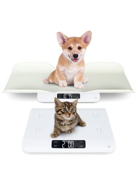 Greater Goods Digital Pet Scale, Accurately Weigh Your Kitten, Rabbit, or Puppy with a Wiggle-Proof Algorithm, Great Option as a Scale for Small Animals, Designed in St. Louis