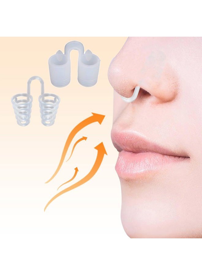 Mobi Lock Hard Silicone Vents Simple Sleeper Solution Premium Nose Relief Nasal Dilator (Pack of 12 - Small - Soft Cone Silicone) - Image 5