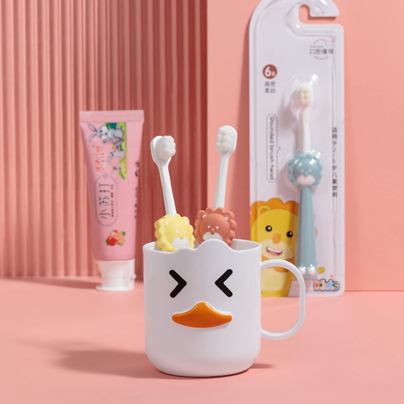 FunBlast Baby Toothbrush Cute Microfiber Soft Tooth Brush, Extra Soft Bristles Toothbrush For 2+ Years Children, Rounded Head Brush For Kids, Manual Toothbrush(Random Color),Multicolour,1 Count - Image 5