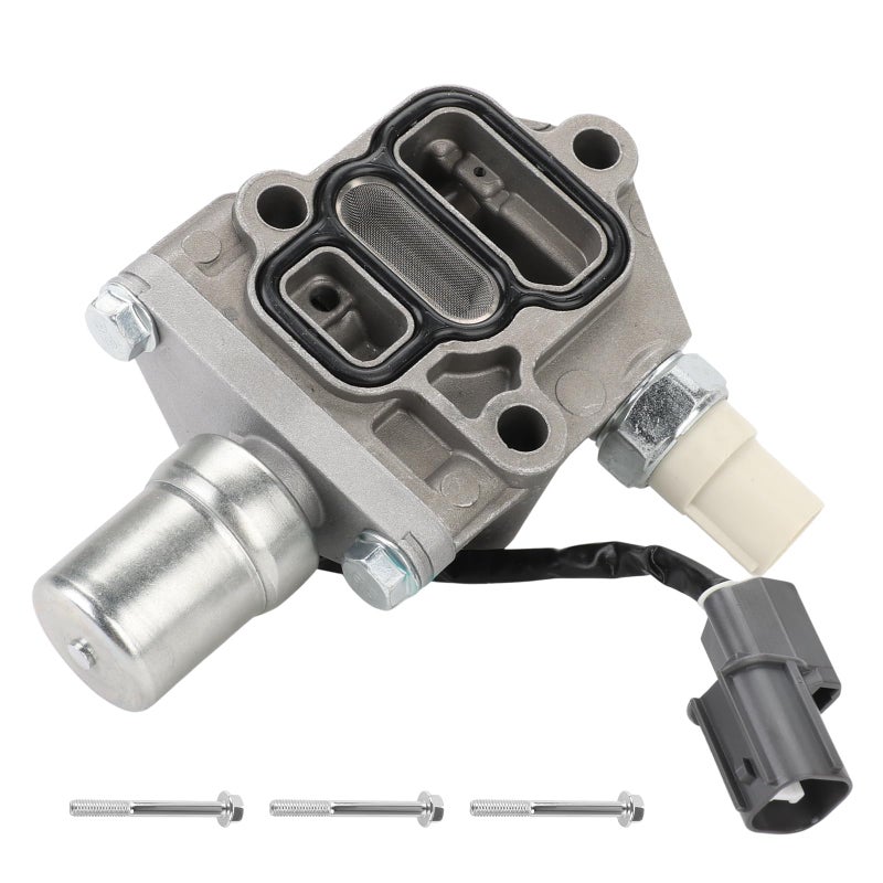 WMPHE VTEC Solenoid Spool Valve with Gasket Compatible with Honda Civic 17L 20012005 Replacement for 15810PLRA01 15810PLRA01 916707 - Image 2