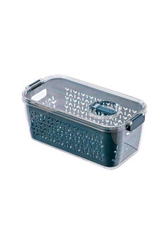 Fresh-Keeping Container Draining Crisper with Strainer