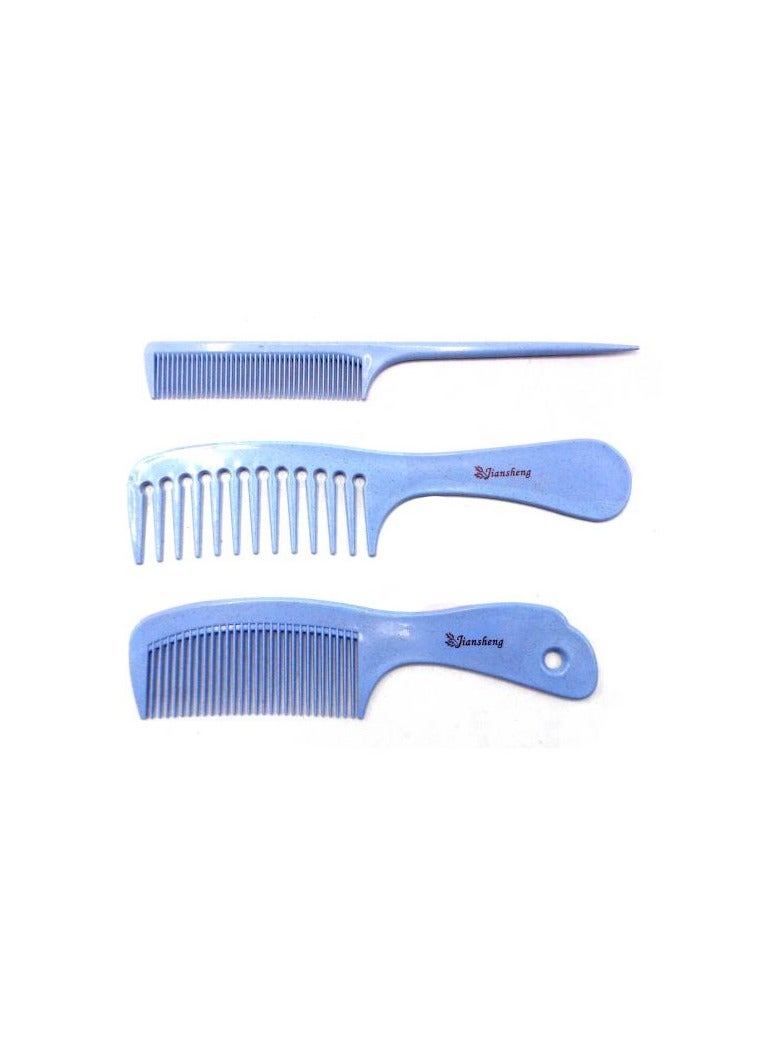 Jiansheng Rat Tail and Dressing Set Parting Combs - 3 Pieces - Image 1