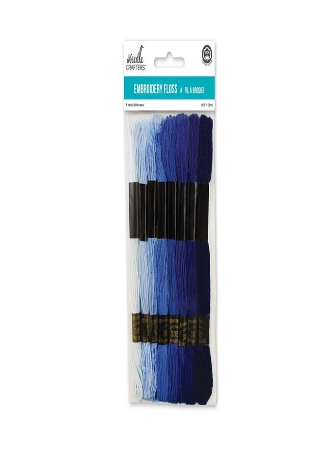 Needlecrafters NC162F Cotton Embroidery Floss, 8m, Blue