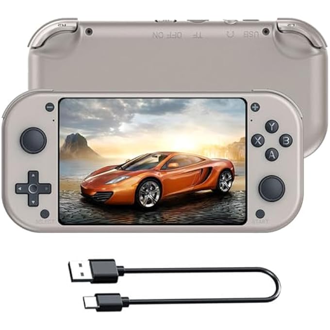 M17 RETRO HANDHELD GAME CONSOLE WITH 20000+ GAMES, 4.3-INCH IPS SCREEN VIDEO GAMES CONSOLES, OPEN SOURCE LINUX SYSTEM RETRO GAMING CONSOLE, PORTABLE GAME CONSOLE - 128G - Image 1