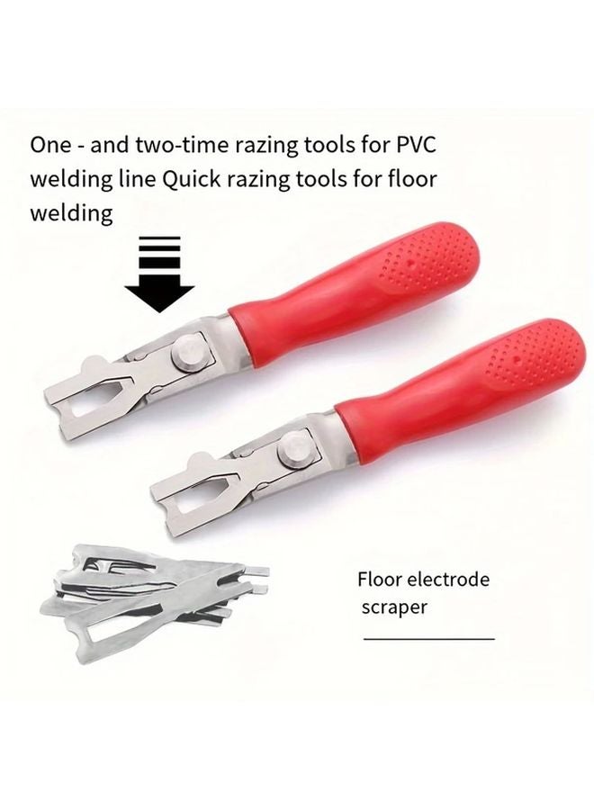 ProMaster PVC Welding Line Razer 1PC 3 Blades Dual Function Metal Plastic Floor Scraper - Image 5