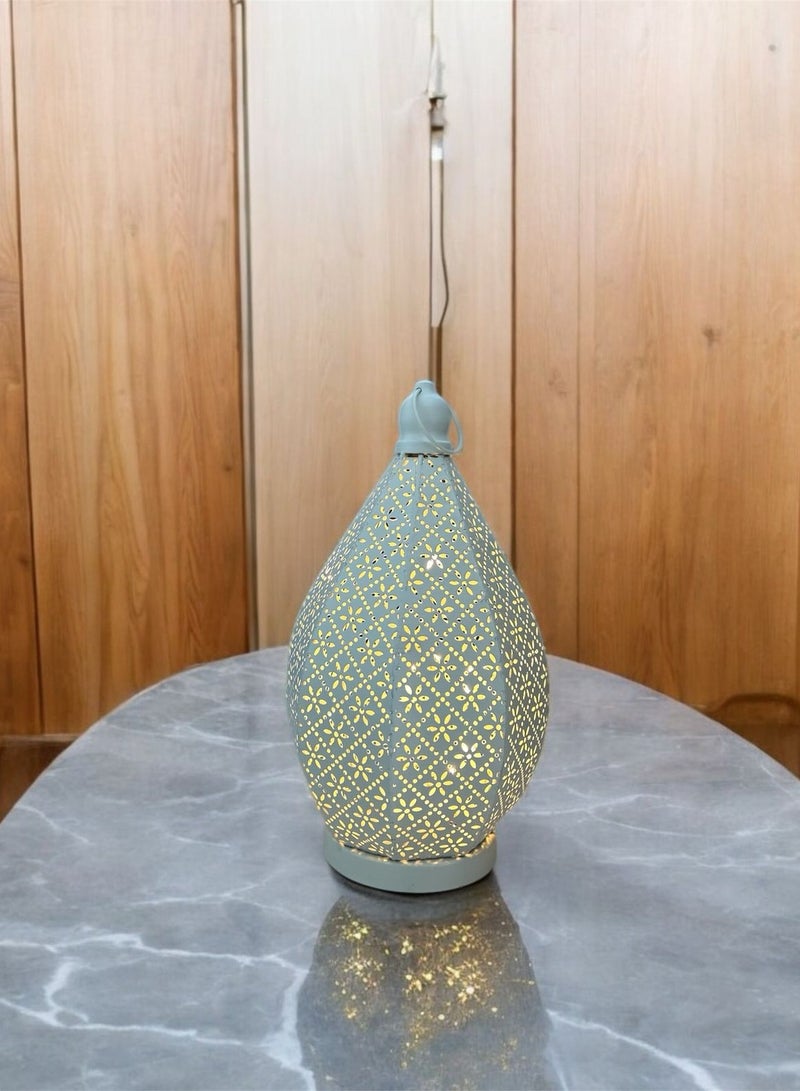 Sajadati  Premium Ramadan Gift Set – Luxury Violet Turkish Prayer Mat (120x60 cm) & Elegant Gold Lantern with Lights – Islamic Gift for Ramadan, Eid, Muslim Prayer Rug & Home Décor - Image 4