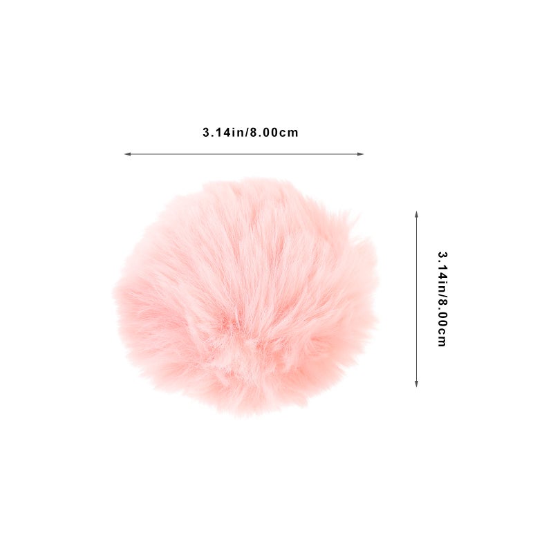 Pompoms for Crafting, Lightweight Detachable Pins, DIY Accessory Decorations - Image 2
