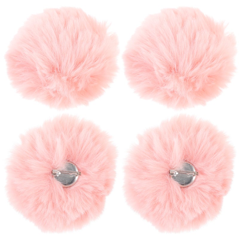 Pompoms for Crafting, Lightweight Detachable Pins, DIY Accessory Decorations - Image 1