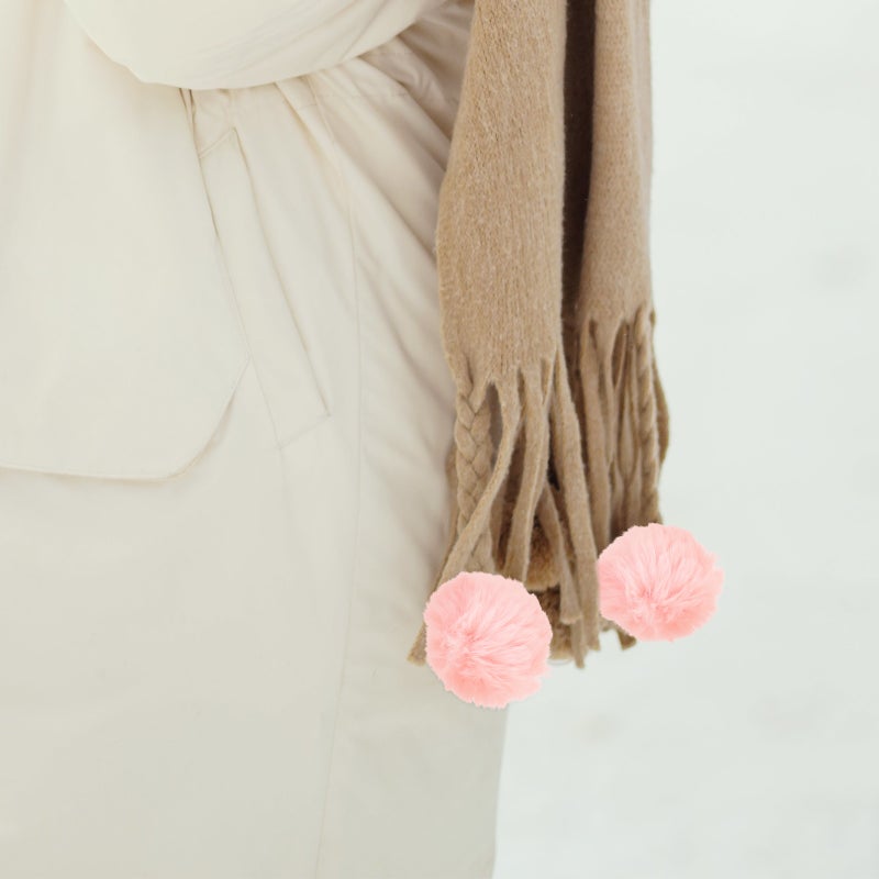 Pompoms for Crafting, Lightweight Detachable Pins, DIY Accessory Decorations - Image 5