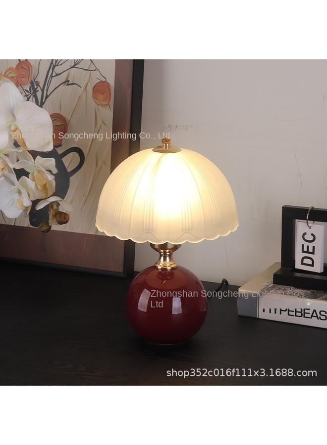 Bluejw A Pair Of Wedding Room Ceramic Table Lamp Bedside Lamp Gift For New Bride's Best Friend - Image 1