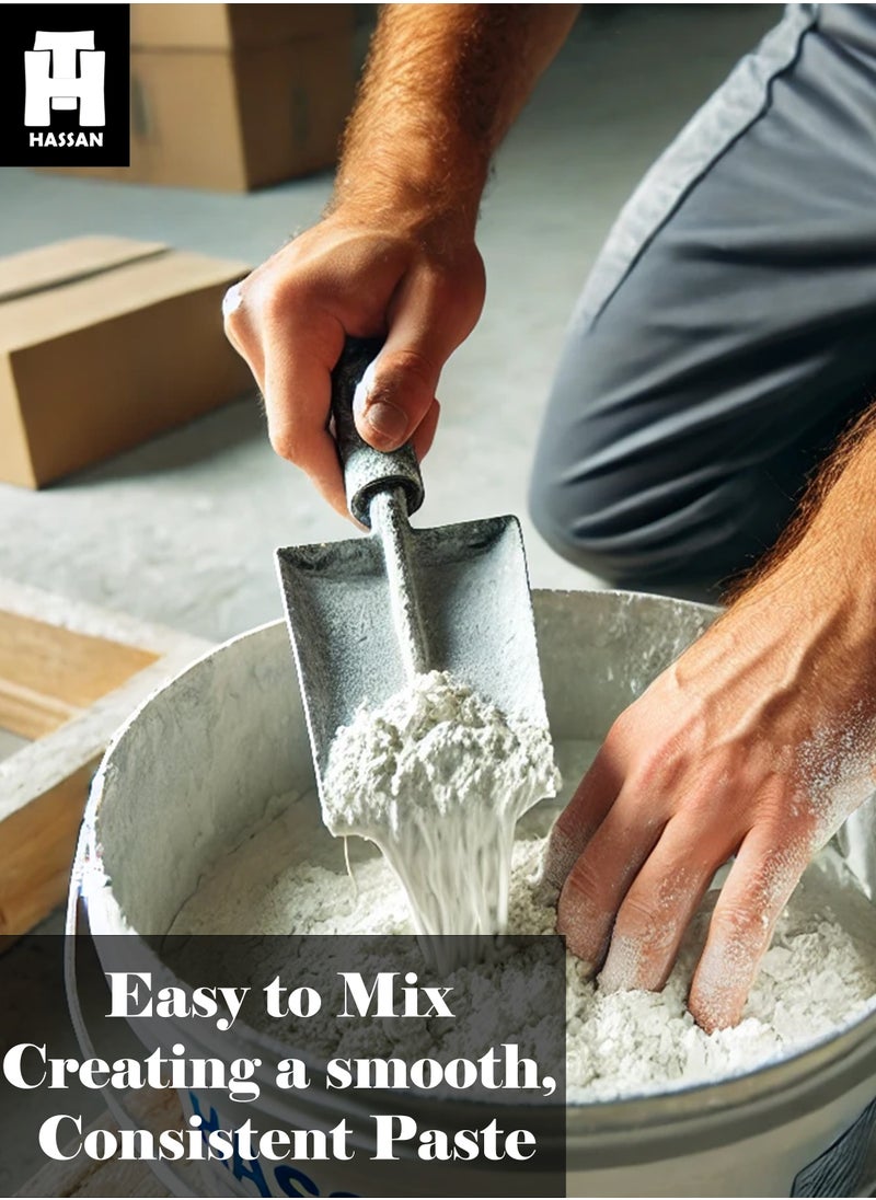 Hassan Hassan Gypsum Powder 3kg with Spatula- High-Quality Plaster for Smooth Finishes  - Image 2