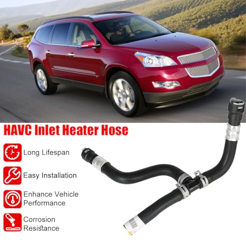FANHAY 2PCS Engine Heater Hose for 2009-2017 Chevrolet Traverse, 2007-2016 for GMC Acadia, 2008-2017 for Buick Enclave, 2007-2010 Saturn Outlook HAVC Inlet Heater Hose Assembly Replacement 20765678 - Image 3