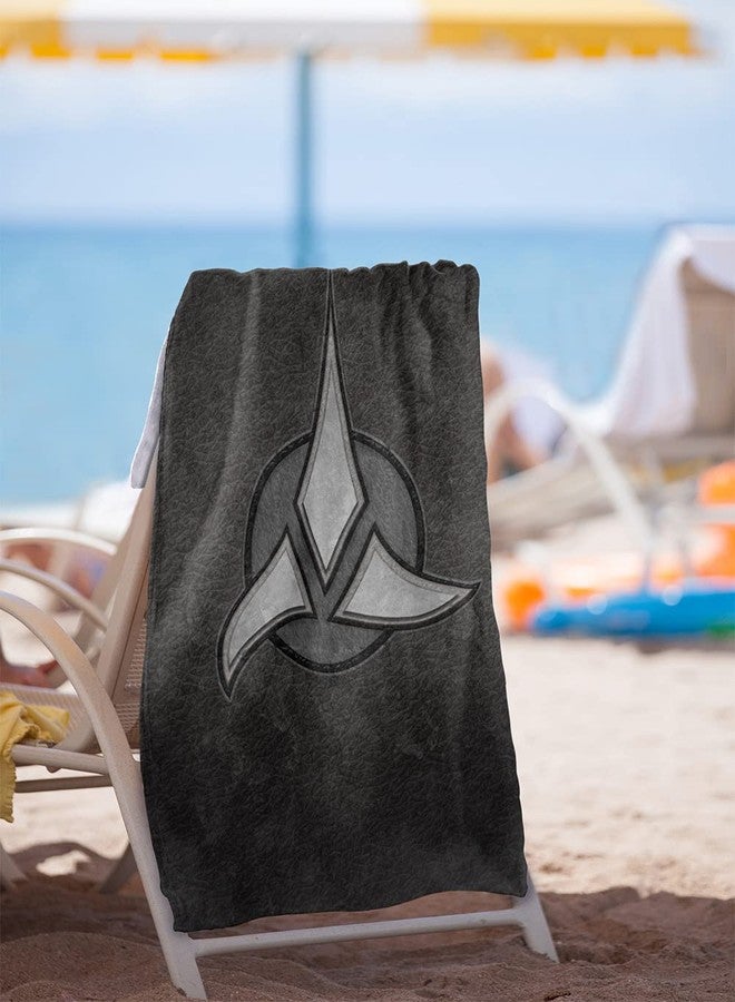 Trevco Star Trek Klingon Empire Officially Licensed Beach Towel 30" X 60" - Image 2