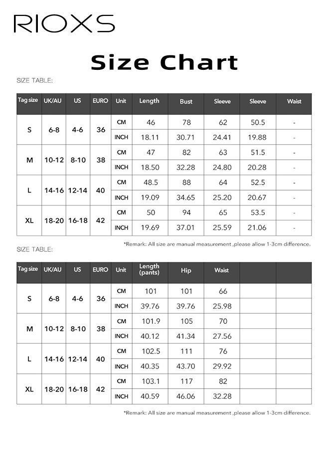 RIOXS Two-piece Women's Set, Off-the-shoulder Solid-Color Long-Sleeve Top with Elastic Waist Trousers, Crop-Top Casual Set, Casual Knit Activewear Set，Navy Blue - Image 4